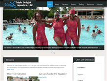 Tablet Screenshot of 3daquatics.com